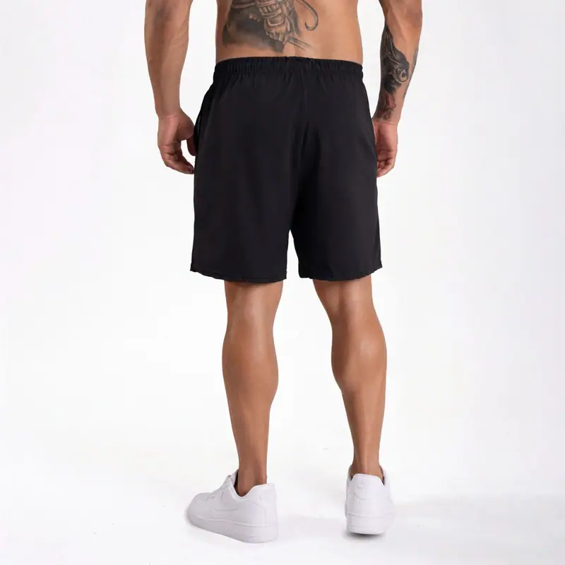 Short tactel preto, lateral